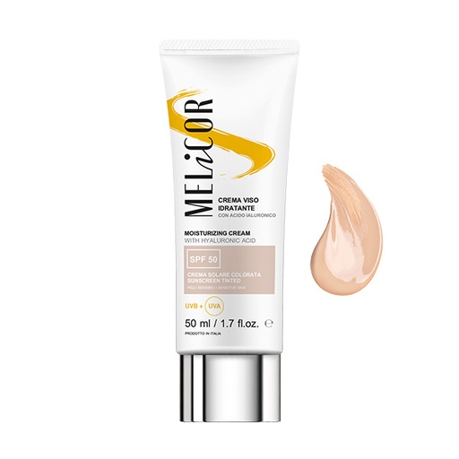 [44008] Cонцезахисний крем SPF 50 з тоном | Сrema viso solare colorata SPF 50